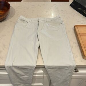 Lululemon White/Cream Work Pants